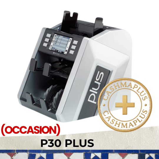 P30 Plus – Compteuse de billets professionnelle à double poche MAROC (OCCASION, HT)